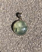 hanger prehniet rond zilver, Ophalen of Verzenden, Zilver, Zilver