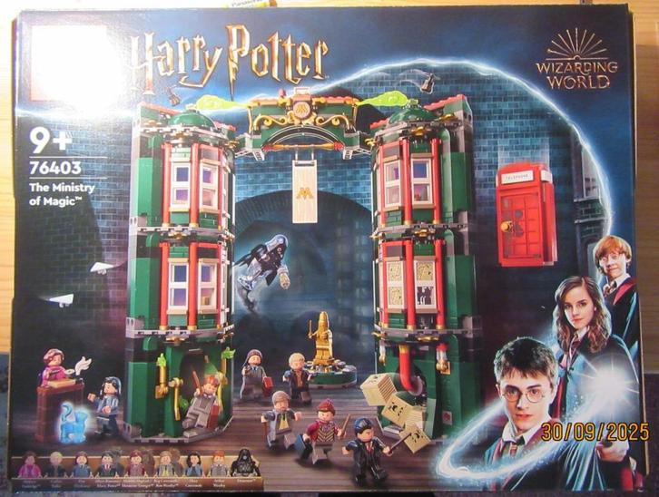 Lego 76403 Harry Potter Ministerie van Toverkunst, Kinderen en Baby's, Speelgoed | Duplo en Lego, Zo goed als nieuw, Lego, Complete set