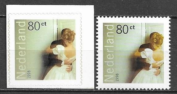 nederland nvph1756 postfris 1 zelfklevende zegel cw 1.60, Ophalen of Verzenden, Na 1940, Postfris