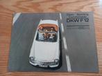 dkw F12 roadster folder, Boeken, Ophalen of Verzenden, Zo goed als nieuw, Overige merken
