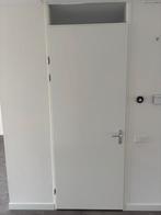 Binnendeur met kozijn en bovenlicht, Doe-het-zelf en Verbouw, Deuren en Horren, Ophalen, 80 tot 100 cm, 215 cm of meer, Binnendeur