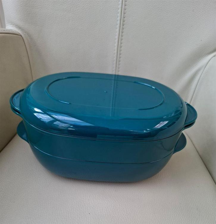 T019 Tupperwave 200, Microplusschaal, 3 delig en meer Tupper, Huis en Inrichting, Keuken | Tupperware, Nieuw, Schaal, Groen, Ophalen of Verzenden