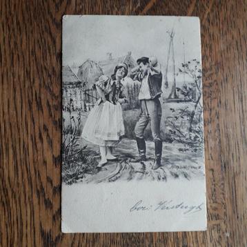 boer boerin Oostenrijk-Hongarije klederdracht 1904 / Scolik beschikbaar voor biedingen