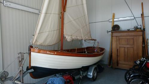 museaal houten Swallow zeil-roei jol en Drascombe Dabber, Watersport en Boten, Open zeilboten, Zo goed als nieuw, Overige typen