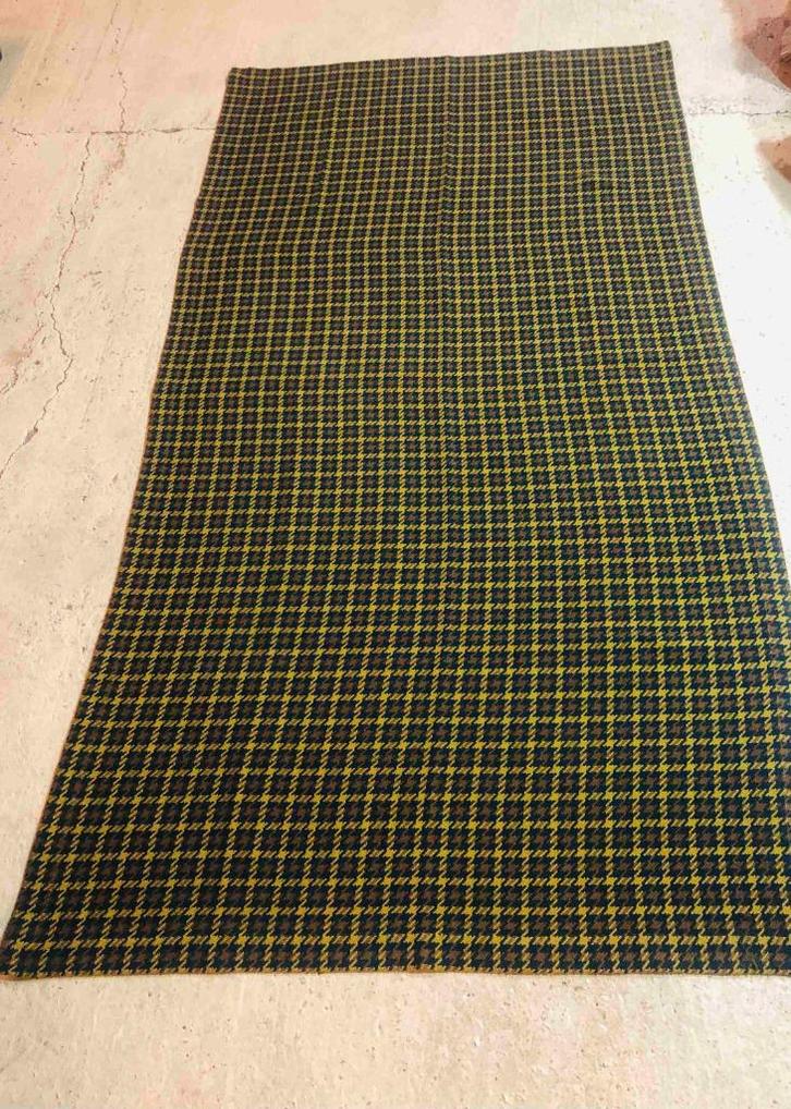 Vintage grand foulard 263 / 138, Huis en Inrichting, Woonaccessoires | Plaids en Woondekens, Gebruikt, Ophalen of Verzenden