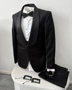 Stijlvolle pak maat 46 6 delig compleet, Kleding | Heren, Ophalen of Verzenden, Zo goed als nieuw, Zwart, Trouwpak