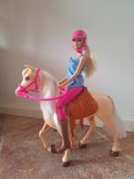 Barbie paard met pop, Ophalen of Verzenden, Zo goed als nieuw, Barbie