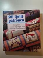 501 Quiltpatronen, Patchwork & Quilten, Applicatie, Ophalen of Verzenden, Zo goed als nieuw, Borduren en Naaien