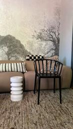 2x Kartell zwarte stoel - Philip Starck, Huis en Inrichting, Kunststof, Gebruikt, Twee, Zwart