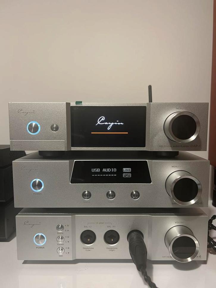 Cayin iDAP-6 + iDAC-6 + iHA-6 – Full Audiophile Stack, Audio, Tv en Foto, Versterkers en Receivers, Nieuw, Stereo, Minder dan 60 watt