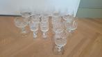14 kristallen sterke drank glaasjes, Verzamelen, Ophalen of Verzenden, Zo goed als nieuw, Borrel- of Shotglas