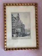 Stadhuis te ‘s-Gravenhage, Antiek en Kunst, Kunst | Etsen en Gravures, Ophalen of Verzenden