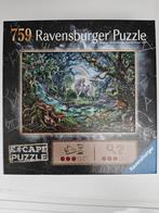 Ravensburger Escape Puzzle - Eenhoorn (759 stukjes), Ophalen, 500 t/m 1500 stukjes, Zo goed als nieuw, Legpuzzel