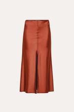 Forte Forte duchesse strech midi skirt chocolate, Bruin, Ophalen of Verzenden, Zo goed als nieuw, Forte forte