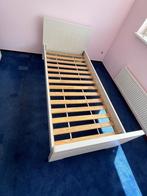 wit eenpersoons bed, Ophalen, Gebruikt, 90 cm, Eenpersoons