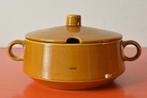 Retro vintage Royal Sphinx Maastricht schaal met deksel, Ophalen of Verzenden, Effen, Aardewerk, Schaal of Schalen
