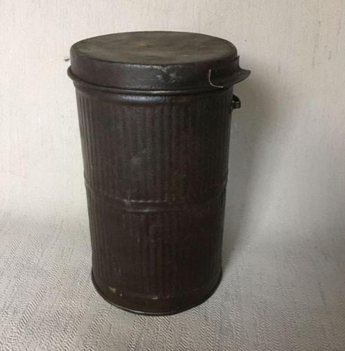 wo1 - Franse / Belgische gasmaskerbus - mooi gestempeld, Verzamelen, Militaria | Algemeen, Landmacht, Kist of Geocache, Overige gebieden