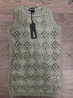 Just Cavalli Top - Groen Gebreid, Ophalen, Zo goed als nieuw, Maat 36 (S), Groen