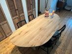 Nieuwe Eiken tafel organisch, Huis en Inrichting, 100 tot 150 cm, Eikenhout, Ophalen of Verzenden, Overige vormen