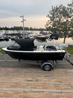 Liberty 435 honda 10pk inc trailer nette occasion!, Watersport en Boten, Ophalen, 10 tot 30 pk, Zo goed als nieuw, 3 tot 6 meter