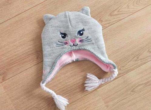 Zgan! Schattige grijze muts van Dopodopo! 💕😺Mt 98/128, Kinderen en Baby's, Kinderkleding | Mutsen, Sjaals en Handschoenen, Zo goed als nieuw