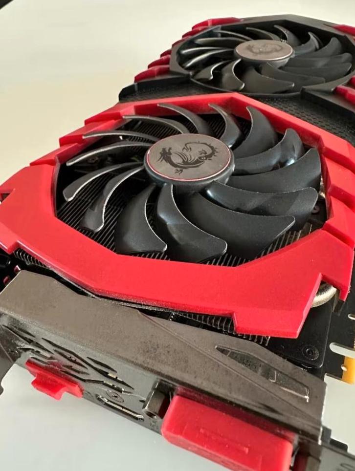 MSC GeForce GTX 1070 Ti, Computers en Software, Videokaarten, Gebruikt, Nvidia, PCI-Express 4.0, GDDR4, DisplayPort, DVI, Ophalen of Verzenden