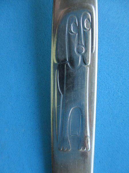 (KB5038) Kinderbestek Hondje lepel, Ophalen of Verzenden, Gebruikt