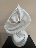 Giessenburg! Prachtige handgeblazen vaas decoratie 2 stuks, Ophalen, Zo goed als nieuw, Glas, Minder dan 50 cm