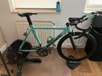 Bianchi fiets Dura Ace, TT triathlon, zonder trainer, Aluminium, Zo goed als nieuw, Meer dan 20 versnellingen, Ophalen