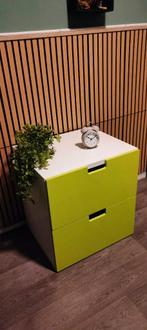 Lichtgroene Stuva Ladekast  - 2 lades -, Kinderen en Baby's, Gebruikt, 50 tot 70 cm, Ophalen, Minder dan 90 cm