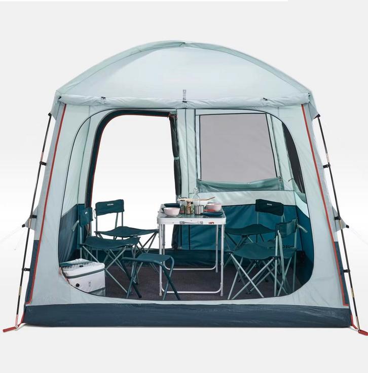 Bijzet tent decatlon, Caravans en Kamperen, Tenten, Gebruikt, Ophalen of Verzenden