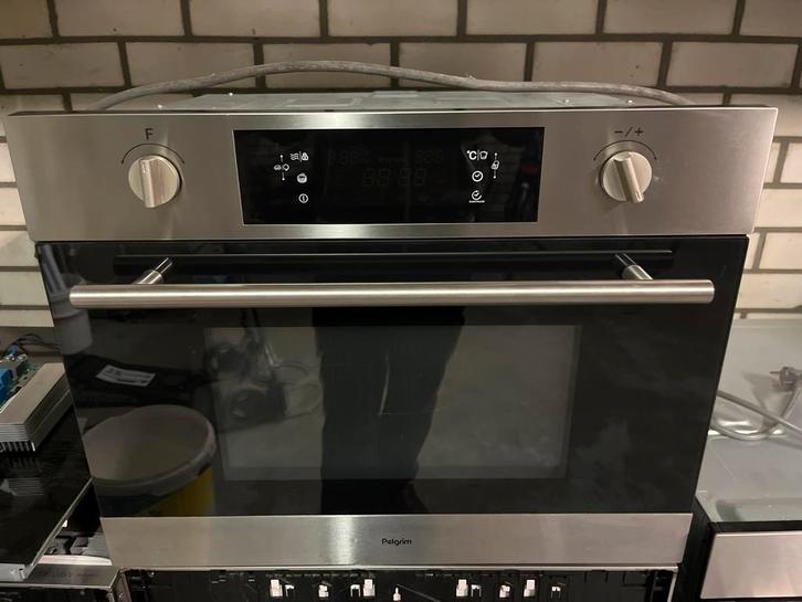 Combimagnetron - pelgrim mag 495 rvs, Witgoed en Apparatuur, Ovens, Gebruikt, Inbouw, Oven met grill, 45 tot 60 cm, 45 tot 60 cm