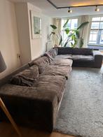 Grote Hoekbank - Suede-achtig, Huis en Inrichting, Banken | Bankstellen, Ophalen, Gebruikt, Hoekbank, 300 cm of meer