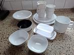 16 dlg servies mepal rosti wit bord beker soepkom schaal etc, Ophalen of Verzenden, Gebruikt