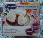 Te koop nieuw muffin bakvormenset (hartvormig - 12 stuks)., Ophalen of Verzenden, Nieuw