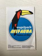Sticker Vogelpark Avifauna Alphen aan den Rijn, Verzenden, Zo goed als nieuw, Dier en Natuur
