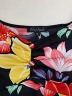 King Louie Bloemenjurk Maat M, Kleding | Dames, Jurken, Maat 38/40 (M), Zwart, Ophalen of Verzenden, Zo goed als nieuw