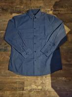 Blauw Portonova overhemd - Maat L, Kleding | Heren, Overhemden, Blauw, Portonova, Ophalen of Verzenden, Zo goed als nieuw