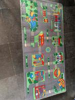 Speelkleed met straten en gebouw 2 bij 1, Gebruikt, 100 tot 150 cm, Grijs, Rechthoekig