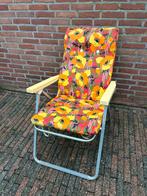 Vintage retro tuinstoel klapstoel campingstoel kampeerstoel, Gebruikt, Ophalen of Verzenden