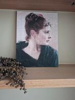 Leuk prentje  in aurapepercorn, hoffs stijl enz, Verzamelen, Ophalen of Verzenden