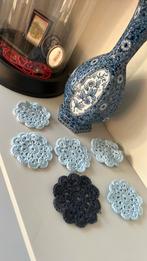 6 gehaakte onderzetters, Huis en Inrichting, Woonaccessoires | Onderzetters, Ophalen of Verzenden, Zo goed als nieuw, Glas of Kopje