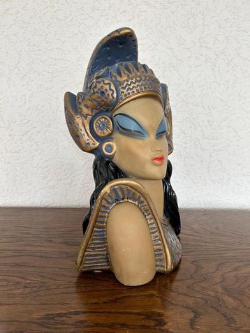 Silvio Chalkware Buste, G.F.F., Tretchikoff Stijl....Vintage beschikbaar voor biedingen