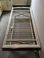 Eenpersoonsbed (inklapbaar) met matras (190 x 80 cm.), Huis en Inrichting, Slaapkamer | Bedden, Ophalen, Eenpersoons, Wit, Jaren '70 / Vintage / Tijdloos