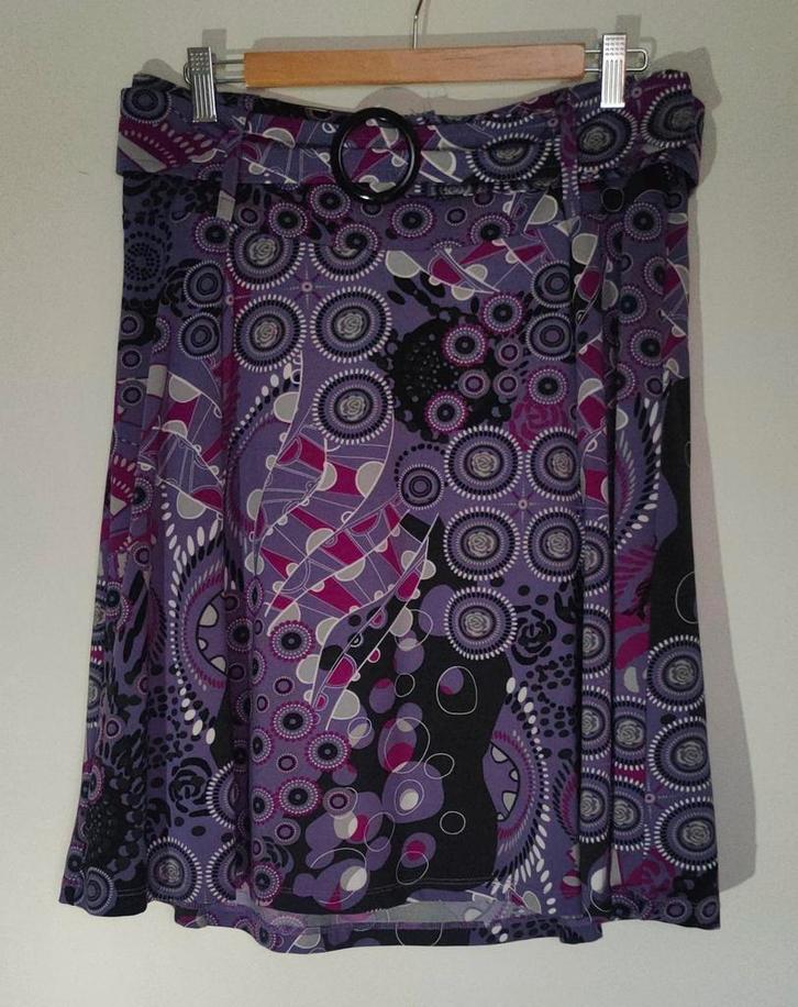 Leuke rok van Street One maat 40, Kleding | Dames, Rokken, Zo goed als nieuw, Maat 38/40 (M), Paars, Knielengte, Ophalen of Verzenden