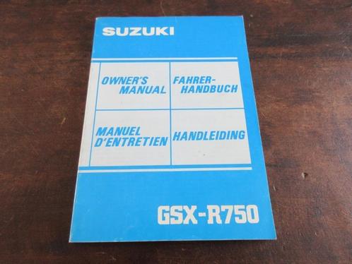 Suzuki GSX-R750 GSX-R750f 1984 handleiding manual, Motoren, Handleidingen en Instructieboekjes, Suzuki, Ophalen of Verzenden