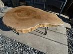 bijzettafel boomschijf salontafel epoxy tafel schaaldelen ho, Nieuw, Ophalen of Verzenden, Overige vormen, 25 tot 50 cm