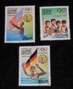 Olympische Spelen 6 Postzegels Guiné Bissau, Postzegels en Munten, Ophalen of Verzenden, Sport, Gestempeld