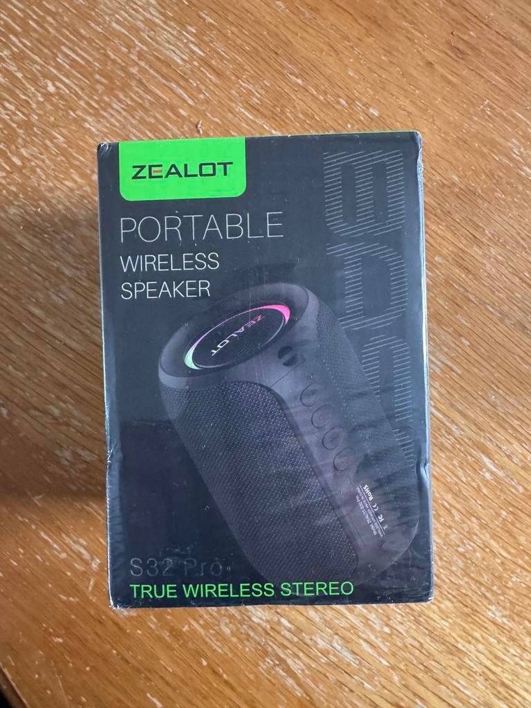 Zealot S32 pro bluetooth speaker nieuw in verpakking, Audio, Tv en Foto, Luidsprekers, Overige merken, Overige typen, Nieuw, Ophalen of Verzenden
