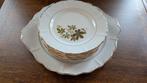 Antiek Digoin Sarguemines taartservies, Antiek en Kunst, Antiek | Schalen, Ophalen of Verzenden